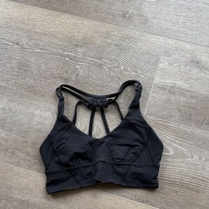 Lululemon Athletica Black Strappy Sports Bra